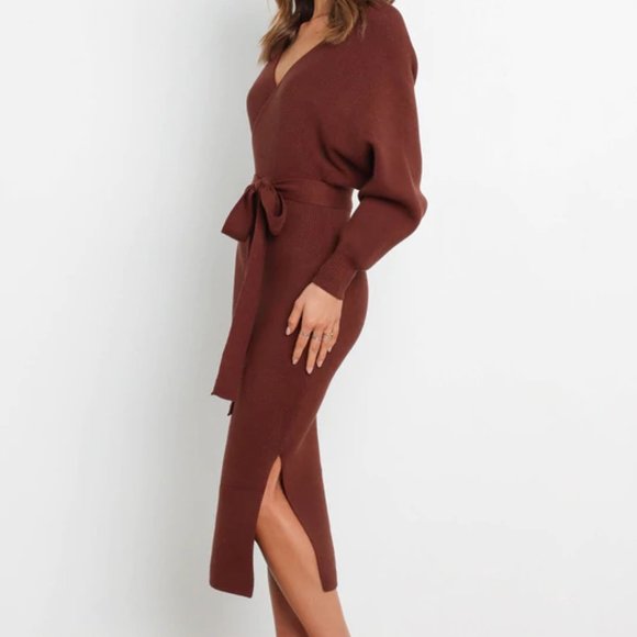 BRAND NEW PETAL & PUP BAMBINA DRESS - CHOCOLATE BROWN - Picture 2 of 6